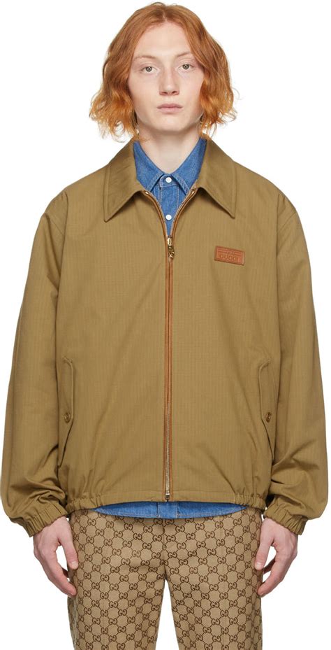 gucci men's spring jacket|gucci jacket farfetch.